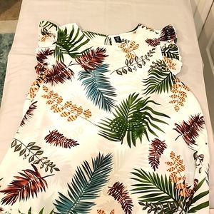 Ruffle sleeve blouse